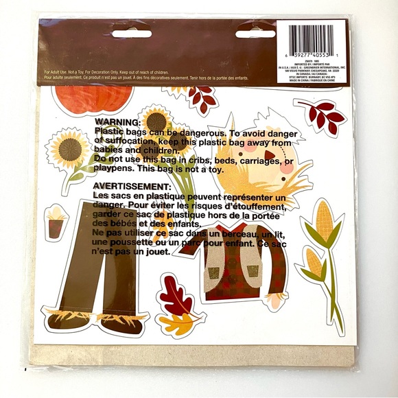 NWT Fall Scarecrow Magnets - Picture 3 of 3